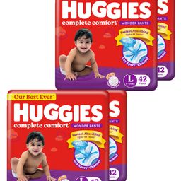 Huggies Wonder Pants Diapers Large Size Combo Pack of 2 -  84 Pieces - (Pack of 2)-image-26