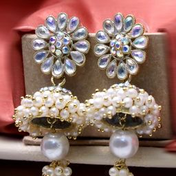 Anouk Contemporary Jhumkas Earrings-11