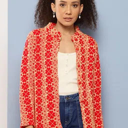 BAESD Women Printed Woollen Cardigan-picture-26