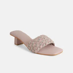 DressBerry Women Embellished Block Sandals-24