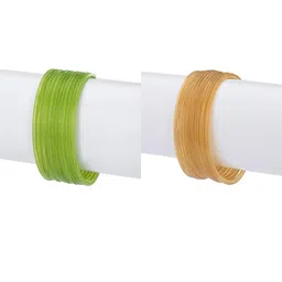 1ST TIME Set Of 24 Green Alloy Bangle-picture-49