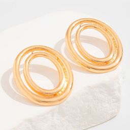 LULU & SKY Contemporary Hoop Earrings-picture-3