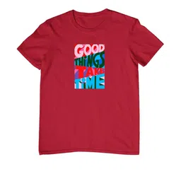 TeeSlix Unisex Red Tshirts-6