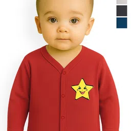 KidBee Kids Infants Pack Of 4 Printed Cotton Breathable Jhablas 1007-PL-JFS-4PC-picture-22