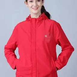 HOUSE OF VEDAS Waterproof Hooded Rain Jacket-image-43