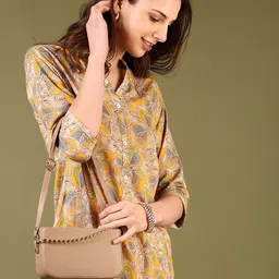 V-Mart Floral Printed Mandarin Collar Straight Kurta-picture-53