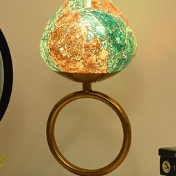 SOMIL Orange Glass Cylinder Table Lamps-picture-0