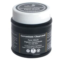 Rustic Art Geranium Charcoal Face Wash Concentrate-125g image 1