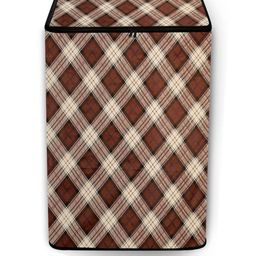 The Furnishing Tree Washing Machine Cover Checkered Pattern Beige Compatible for Whirlpool 9.5 kg F-image-72
