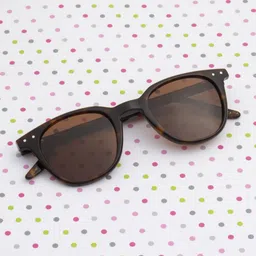 Ted Smith Unisex Wayfarer Sunglasses with Polarised and UV Protected Lens SUN-OPAL2.0_C2-35