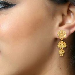 DIVASTRI Contemporary Jhumkas Earrings-image-85