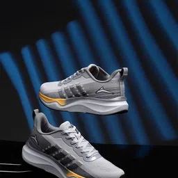 JQR Men Mesh Running Non-Marking Lace-Ups Sports Shoes-image-85