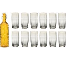 SOMIL Yellow Glass Airtight Can Bottle-image-50