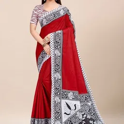 JAINICA Floral Pure Cotton Saree-38