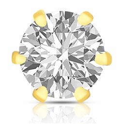 SHREEVARAM Cubic Zirconia Gold-Plated Brass Nose Ring-57