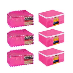 prettykrafts Pink 6 Pieces Multi-Utility organiser-image-80