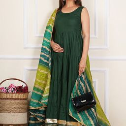 Indi INSIDE Women Regular Kurta with Trousers & Dupatta-25
