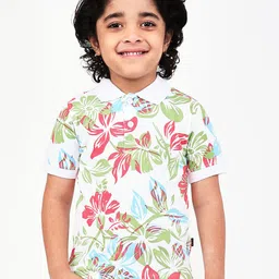 Killer Boys Printed Tropical Pure Cotton T-shirt-picture-10
