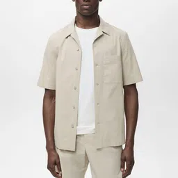 MANGO MAN Performance Functional Thermoregulating Casual Shirt-image-79