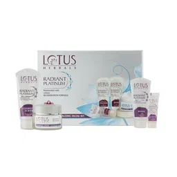 Lotus Herbals Radiant Platinum Facial Kit - 250g-image-23