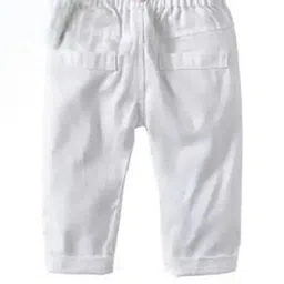 funwood gamesUnisex White Trousers-image-63