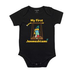 FFLIRTYGO Infants Janmashtami Printed Cotton Envelope Neck Bodysuit-image-38