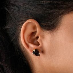 TOTAPARI Gold Plated Quartz Studded Contemporary Studs Earrings-65