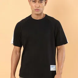 CULT Men Printed Bio Finish Applique T-shirt-image-63