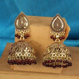 Anouk Contemporary Jhumkas Earrings-14