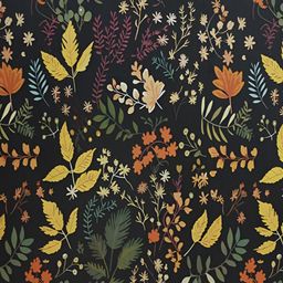 HOMEMATES Black & Yellow Floral Printed Waterproof Peel Stick Self Adhesive Wallpaper-33