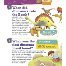 om books international Dinosaurs When Encyclopedia - English image 4