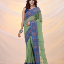 Arhi Woven Design Pure Cotton Taant Saree-picture-39