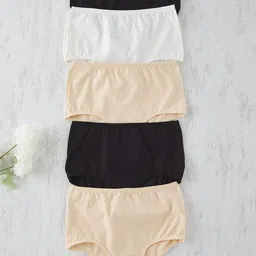 Trendyol Women Pack Of 5 Mid-Rise Basic Briefs-picture-16
