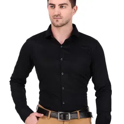 DESIGN UP Men Comfort Slim Fit Opaque Formal Shirt-image-43