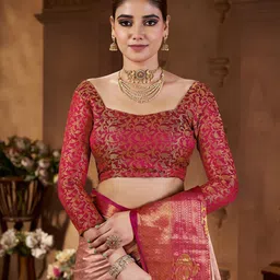 Pandadi Saree Woven Design Zari Saree image 5