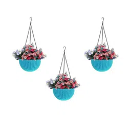Rattan Hanging Planters Pot with Metal Hanging Chain-15