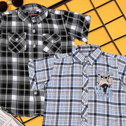 Killer Boys Classic Tartan Checks Checked Casual Shirt-image-77