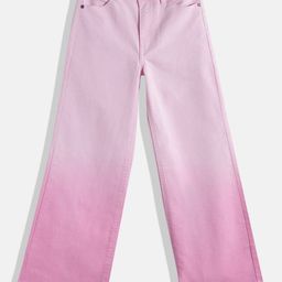 HERE&NOW Girls Flared Heavy Fade Ombre Stretchable Jeans-image-80