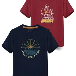 HELLCAT Boys Typography 2 Printed T-shirt-54