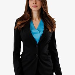 BAESD Women Notched Lapel Collar Single-Breasted Formal Blazer-picture-37