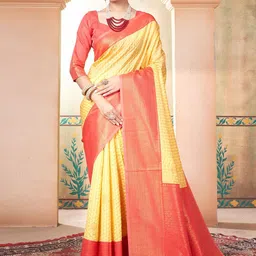Mitera Ethnic Motifs Zari Kanjeevaram Saree-picture-19