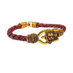 Divine souvenirs Multi Leather Bracelet-image-24