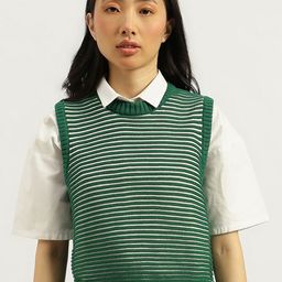 United Colors of Benetton Women Striped Sweater Vest-picture-35