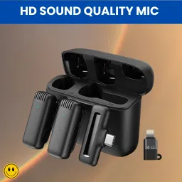 J13 Wireless Microphone With Coller Mic Noise Reduction for Youtube/VloggingO162 Microphone-13