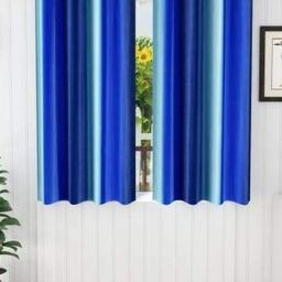 RDK Blue 2 Pieces Window Curtain-image-14