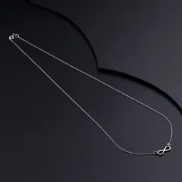 Anouk Silver-Plated Contemporary Infinity Love Heart Pendant with Chain-32