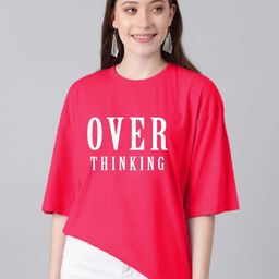 Stylecast X Kotty Women Typography Printed Round Neck Cotton T-shirt-image-94
