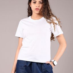 V-Mart Women Striped Pockets T-shirt-image-47
