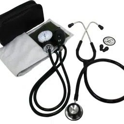 Dishan Doctor D Sphygmomanometer Aneroid Type Manual Blood Pressure Monitor With Evolife Double Heart Stethoscope Bp Monitor-24