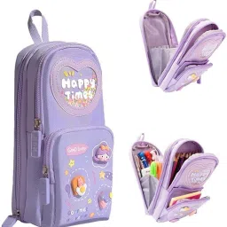 Cute Pencil Case Portable Pencil Bag Large Capacity Stationery Multi-functional Cute Pencil case Art Canvas Pencil Box-image-84